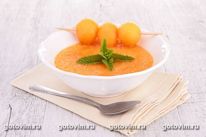 Дынный суп с лаймом Дынный суп с лаймом