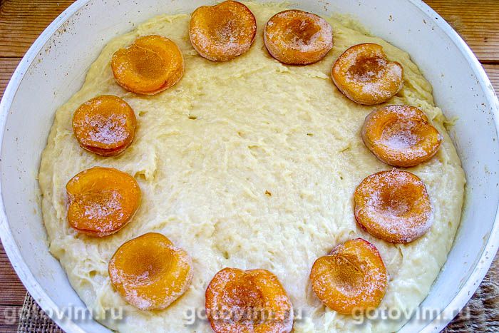 Фотографии рецепта Пирог с абрикосами, 06 Пирог с абрикосами, Шаг 06