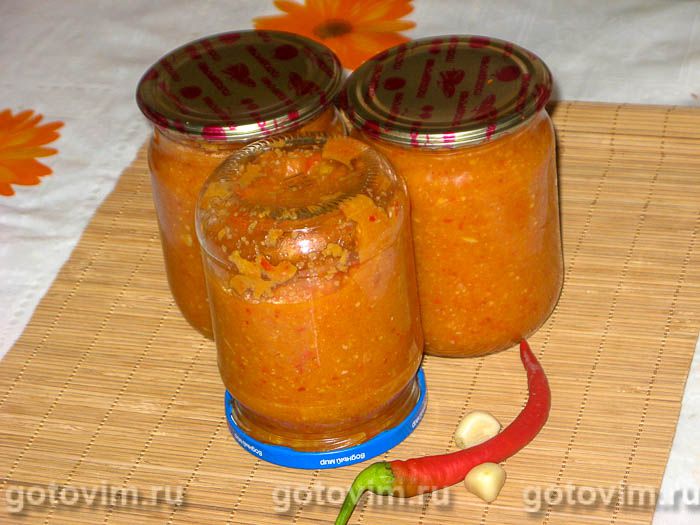 Фотографии рецепта Аджика из кабачков с перцем, 04 Аджика из кабачков с перцем, Шаг 04