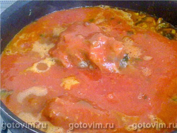 Фотографии рецепта Бычий хвост «алла Ваччинара», 04 Бычий хвост «алла Ваччинара», Шаг 04