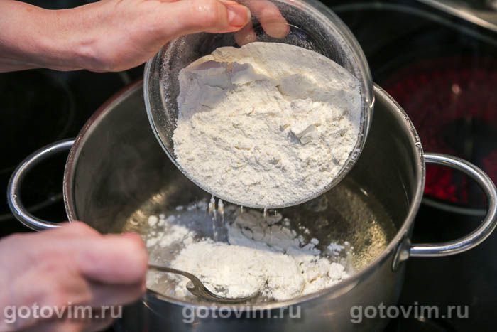 Фотографии рецепта Альмойшавена с грушей и сыром бри (Almoixavena), 02 Альмойшавена с грушей и сыром бри (Almoixavena), Шаг 02