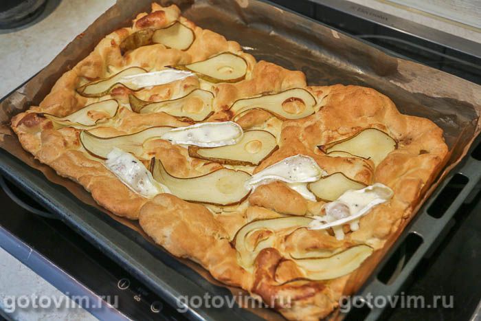 Фотографии рецепта Альмойшавена с грушей и сыром бри (Almoixavena), 10 Альмойшавена с грушей и сыром бри (Almoixavena), Шаг 10