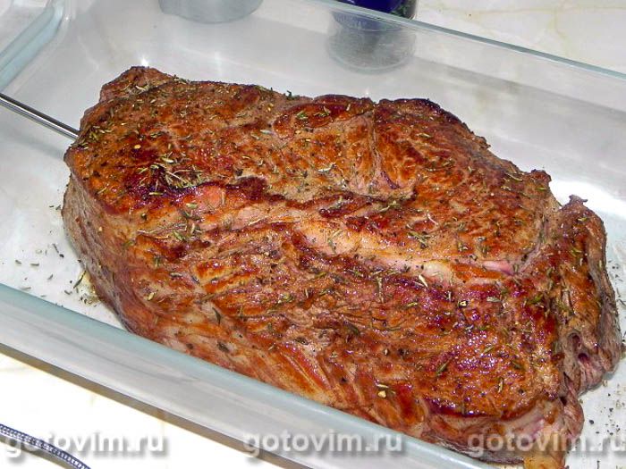 Фотографии рецепта Антрекот со сливочным соусом, 02 Антрекот со сливочным соусом, Шаг 02