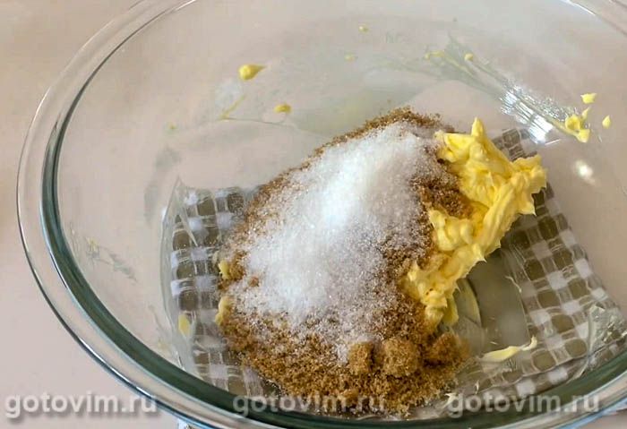 Фотографии рецепта Печенье с солеными орехами и кусочками шоколада, 01 Печенье с солеными орехами и кусочками шоколада, Шаг 01