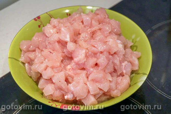 Фотографии рецепта Баклажаны, фаршированные курицей и овощами, 01 Баклажаны, фаршированные курицей и овощами, Шаг 01