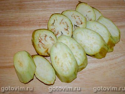Фотографии рецепта Баклажаны в кляре с сыром, 02 Баклажаны в кляре с сыром, Шаг 02