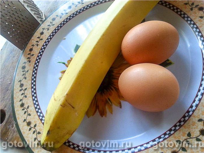Фотографии рецепта Банановые блинчики с щавелевым соусом, 01 Банановые блинчики с щавелевым соусом, Шаг 01