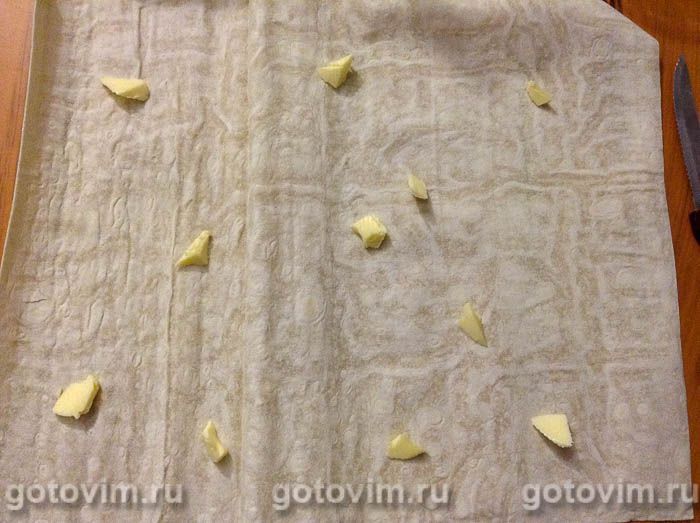 Фотографии рецепта Болгарская баница с тыквой (в мультиварке), 02 Болгарская баница с тыквой (в мультиварке), Шаг 02