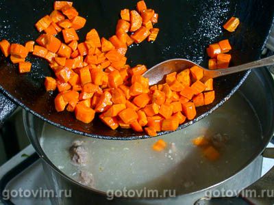 Фотографии рецепта Баранина с овощами и черносливом, 03 Баранина с овощами и черносливом, Шаг 03