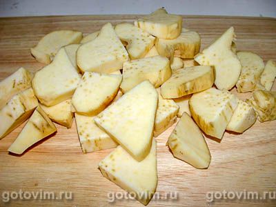 Фотографии рецепта Батат печеный, 02 Батат печеный, Шаг 02