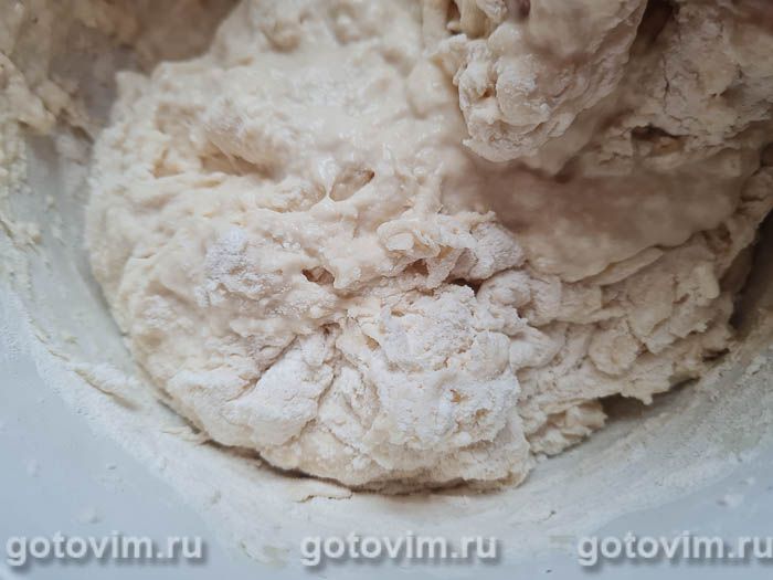 Фотографии рецепта Белый домашний хлеб (без сахара), 04 Белый домашний хлеб (без сахара), Шаг 04