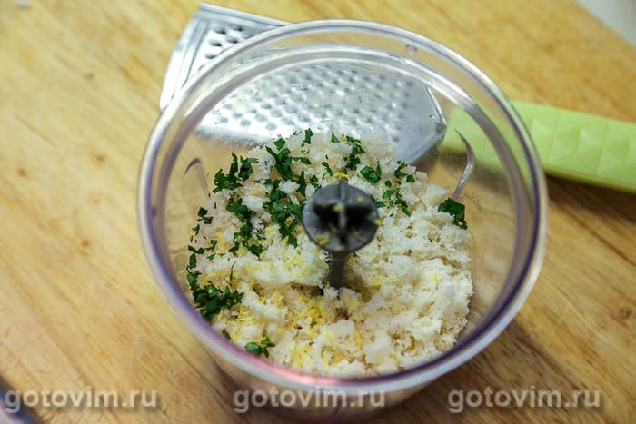 Фотографии рецепта Беломорская сельдь, запеченная в панировке из хлебных крошек, 04 Беломорская сельдь, запеченная в панировке из хлебных крошек, Шаг 04