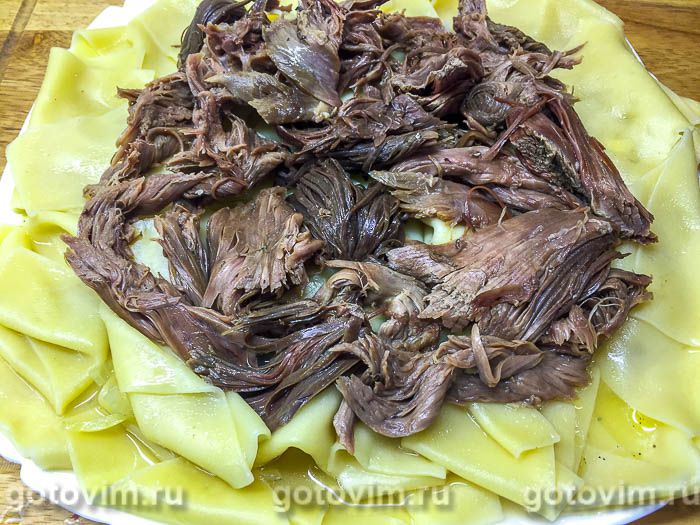 Фотографии рецепта Бешбармак из гуся, 06 Бешбармак из гуся, Шаг 06