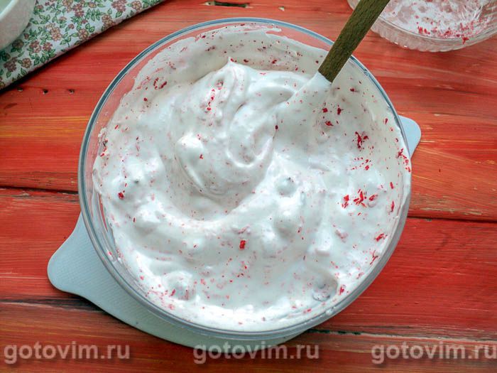 Фотографии рецепта Безе со смородиной и кокосовой стружкой, 06 Безе со смородиной и кокосовой стружкой, Шаг 06