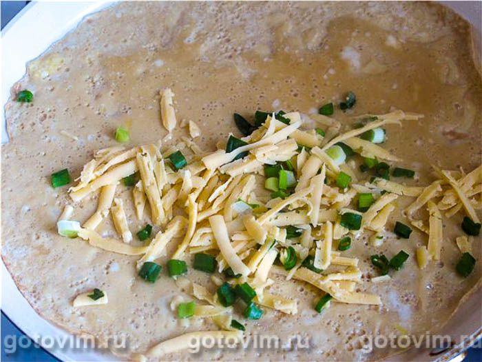 Фотографии рецепта Яичный рулетик по-японски (тамаго яки), 04 Яичный рулетик по-японски (тамаго яки), Шаг 04