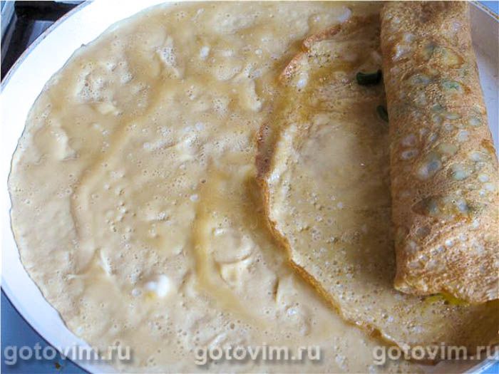 Фотографии рецепта Яичный рулетик по-японски (тамаго яки), 08 Яичный рулетик по-японски (тамаго яки), Шаг 08