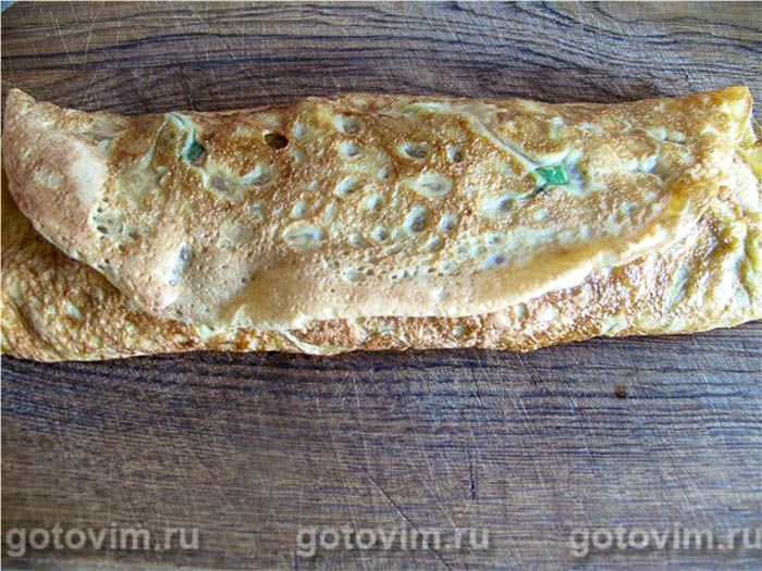 Фотографии рецепта Яичный рулетик по-японски (тамаго яки), 09 Яичный рулетик по-японски (тамаго яки), Шаг 09
