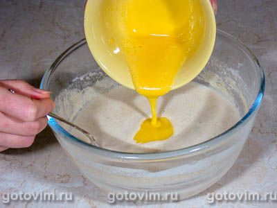 Фотографии рецепта Овсяные блины с луковым припеком, 02 Овсяные блины с луковым припеком, Шаг 02