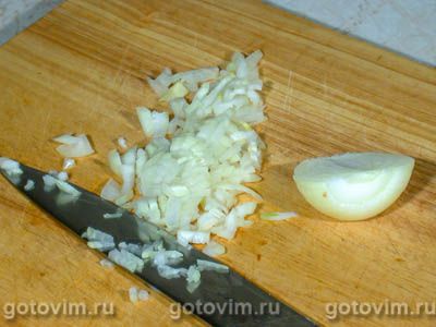 Фотографии рецепта Овсяные блины с луковым припеком, 04 Овсяные блины с луковым припеком, Шаг 04