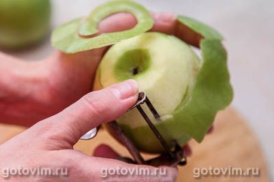 Фотографии рецепта Блины с яблоками в карамели, 01 Блины с яблоками в карамели, Шаг 01