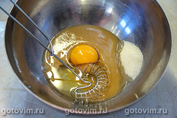 Фотографии рецепта Панкейки из яблочного пюре с корицей, 02 Панкейки из яблочного пюре с корицей, Шаг 02