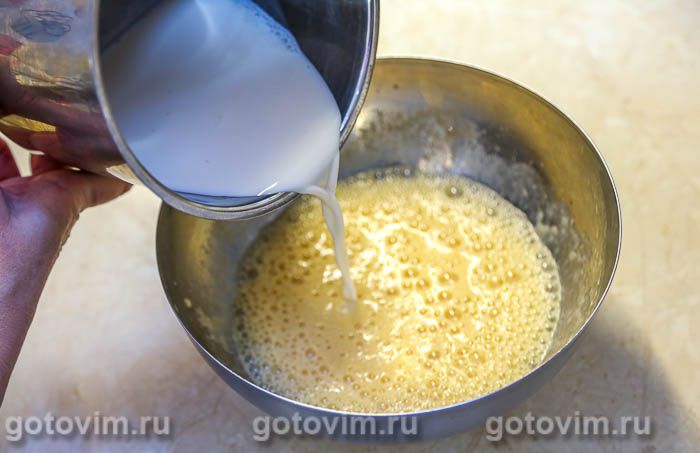 Фотографии рецепта Панкейки из яблочного пюре с корицей, 03 Панкейки из яблочного пюре с корицей, Шаг 03