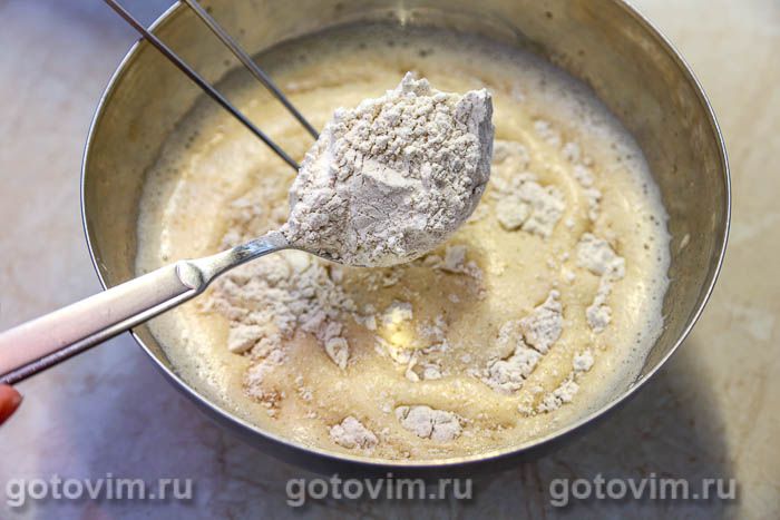Фотографии рецепта Панкейки из яблочного пюре с корицей, 04 Панкейки из яблочного пюре с корицей, Шаг 04
