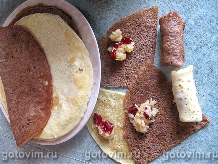 Фотографии рецепта Блинчики с яблоками, 03 Блинчики с яблоками, Шаг 03