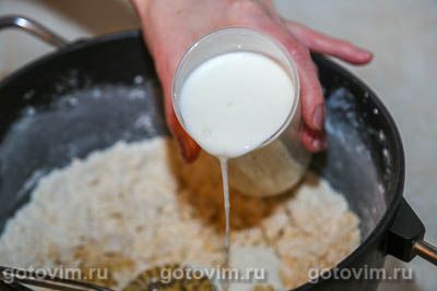 Фотографии рецепта Блины на кефире, 02 Блины на кефире, Шаг 02