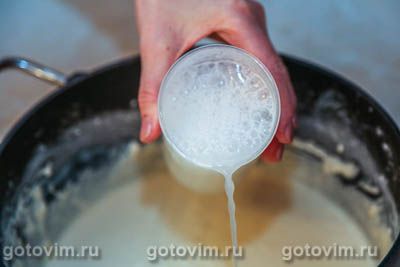 Фотографии рецепта Блины на кефире, 03 Блины на кефире, Шаг 03