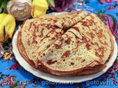 Толстые творожные блины на дрожжах