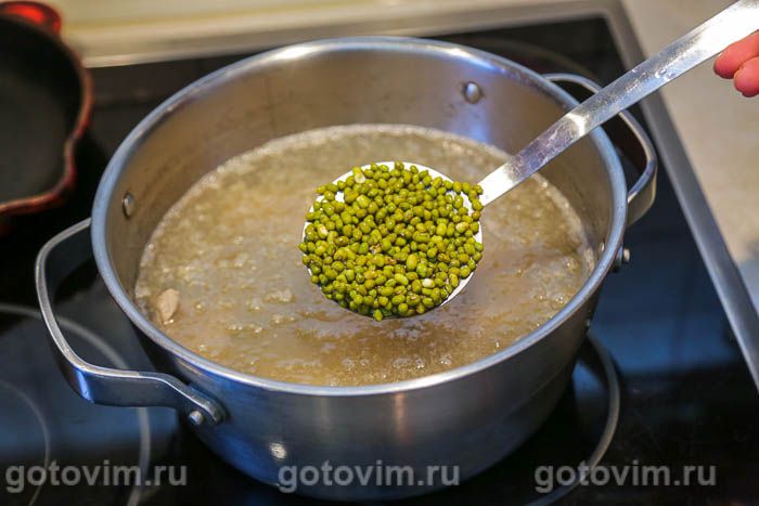 Фотографии рецепта Борщ с говядиной и машем, 04 Борщ с говядиной и машем, Шаг 04