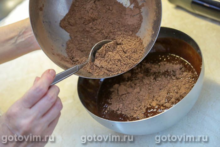Фотографии рецепта Брауни-тирамису, 04 Брауни-тирамису, Шаг 04