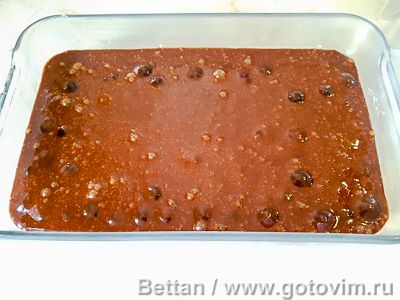 Фотографии рецепта Брауни с вишней, 07 Брауни с вишней, Шаг 07