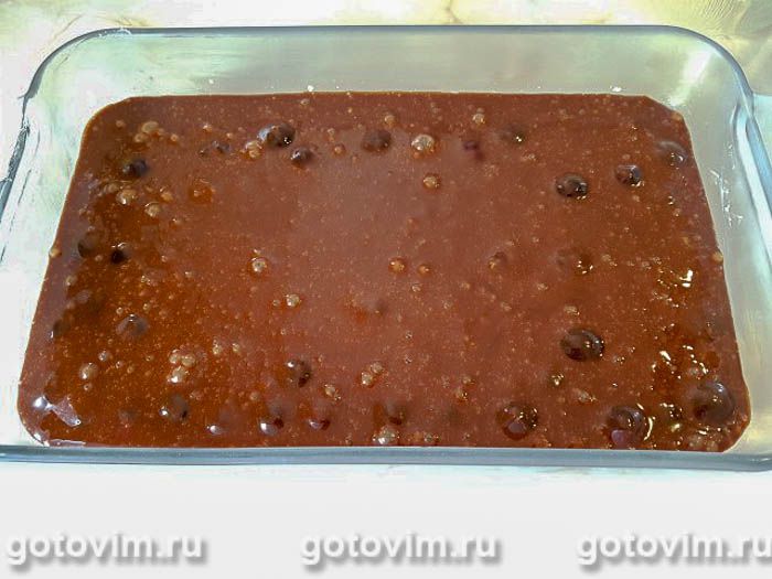 Фотографии рецепта Брауни с вишней, 07 Брауни с вишней, Шаг 07