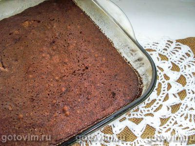 Фотографии рецепта Брауни с черешней, 07 Брауни с черешней, Шаг 07
