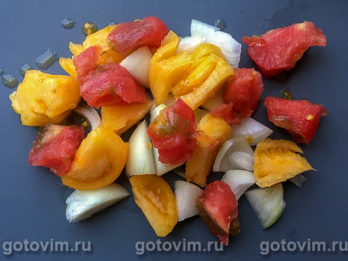Фотографии рецепта Булгур в томатно-луковом пюре с белым вином, 01 Булгур в томатно-луковом пюре с белым вином, Шаг 01