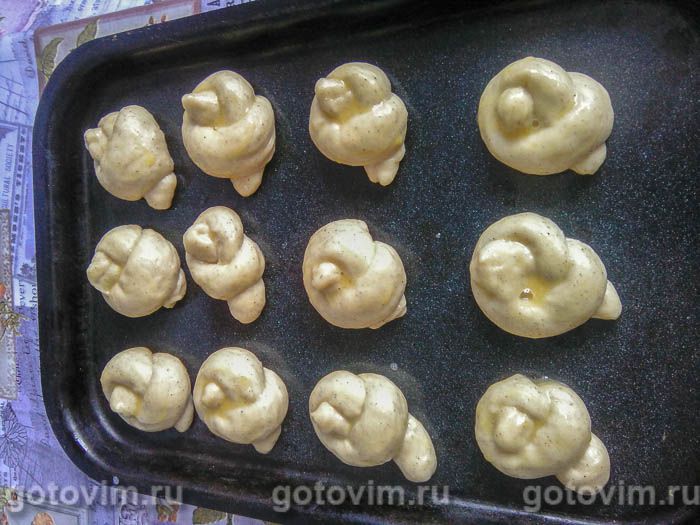 Фотографии рецепта Булочки с корицей, 06 Булочки с корицей, Шаг 06