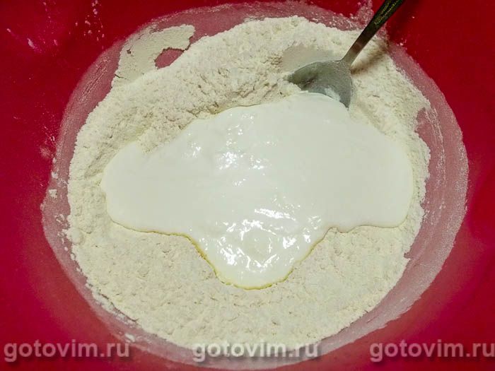 Фотографии рецепта Булочки с начинкой из плавленого сырка, 01 Булочки с начинкой из плавленого сырка, Шаг 01