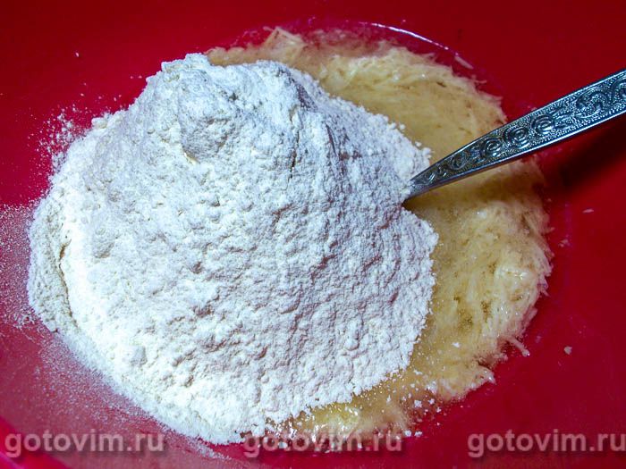Фотографии рецепта Сырное печенье на рассоле, 03 Сырное печенье на рассоле, Шаг 03