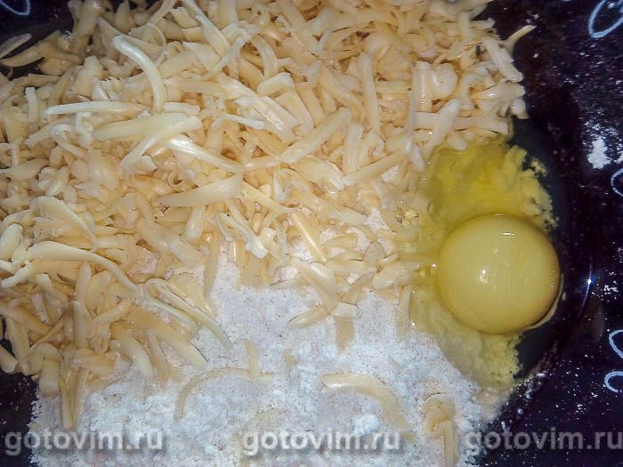 Фотографии рецепта Сырное печенье с тмином, 02 Сырное печенье с тмином, Шаг 02