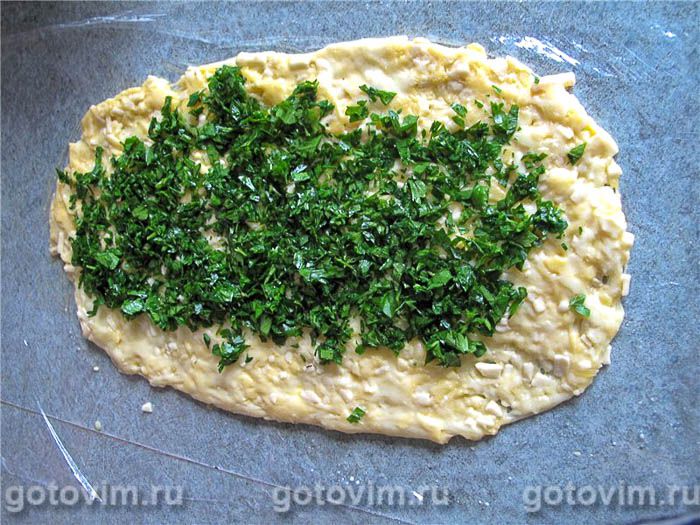 Фотографии рецепта Сыр с зеленью, 05 Сыр с зеленью, Шаг 05