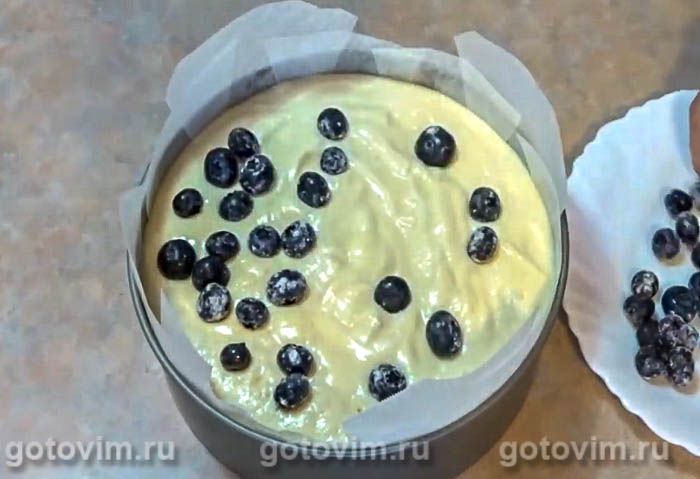 Фотографии рецепта Чизкейк черничный, 03 Чизкейк черничный, Шаг 03