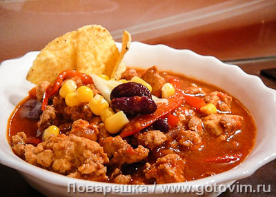    (Chili con carne). -