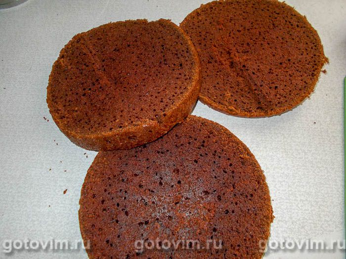 Фотографии рецепта Шоколадный торт на кипятке в мультиварке, 10 Шоколадный торт на кипятке в мультиварке, Шаг 10