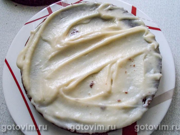 Фотографии рецепта Шоколадный торт на кипятке в мультиварке, 11 Шоколадный торт на кипятке в мультиварке, Шаг 11