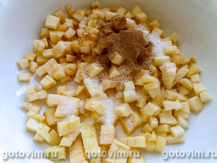 Фотографии рецепта Печенье с яблоками, 02 Печенье с яблоками, Шаг 02