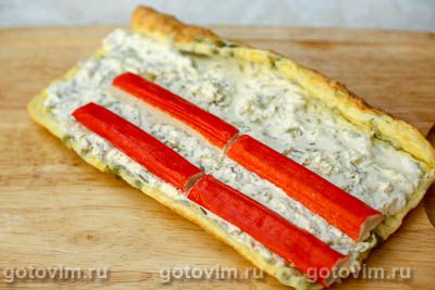 Фотографии рецепта Яичный рулет с крабовыми палочками VIČI, 10 Яичный рулет с крабовыми палочками VIČI, Шаг 10