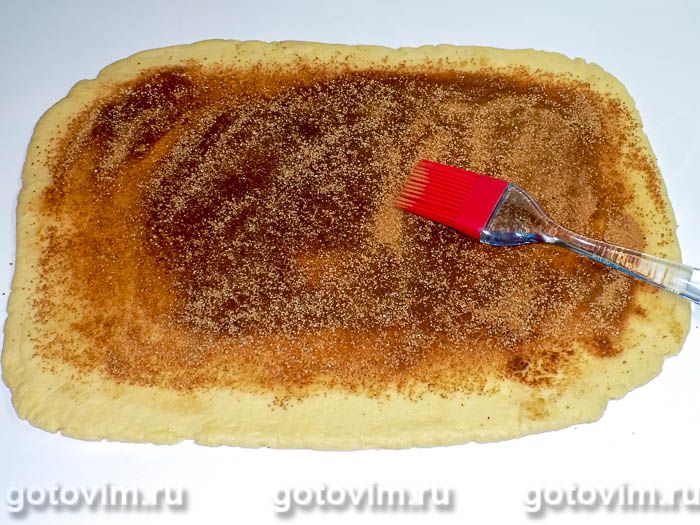 Фотографии рецепта Эстонский крендель с корицей (Kringle), 04 Эстонский крендель с корицей (Kringle), Шаг 04
