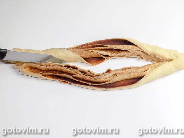 Фотографии рецепта Эстонский крендель с корицей (Kringle), 06 Эстонский крендель с корицей (Kringle), Шаг 06